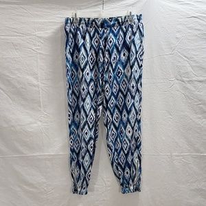 Go Silk Ikat Print Joggers